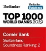 Cornèr Bank Soundness Ranking in Switzerland 1
